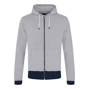 Ecologie Mens Okavango Contrast Zoodie / Heather/Navy